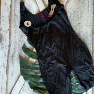 Spanx open bust suit $88 NWT black XL